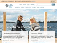 Tablet Screenshot of maanmittauslaitos.fi